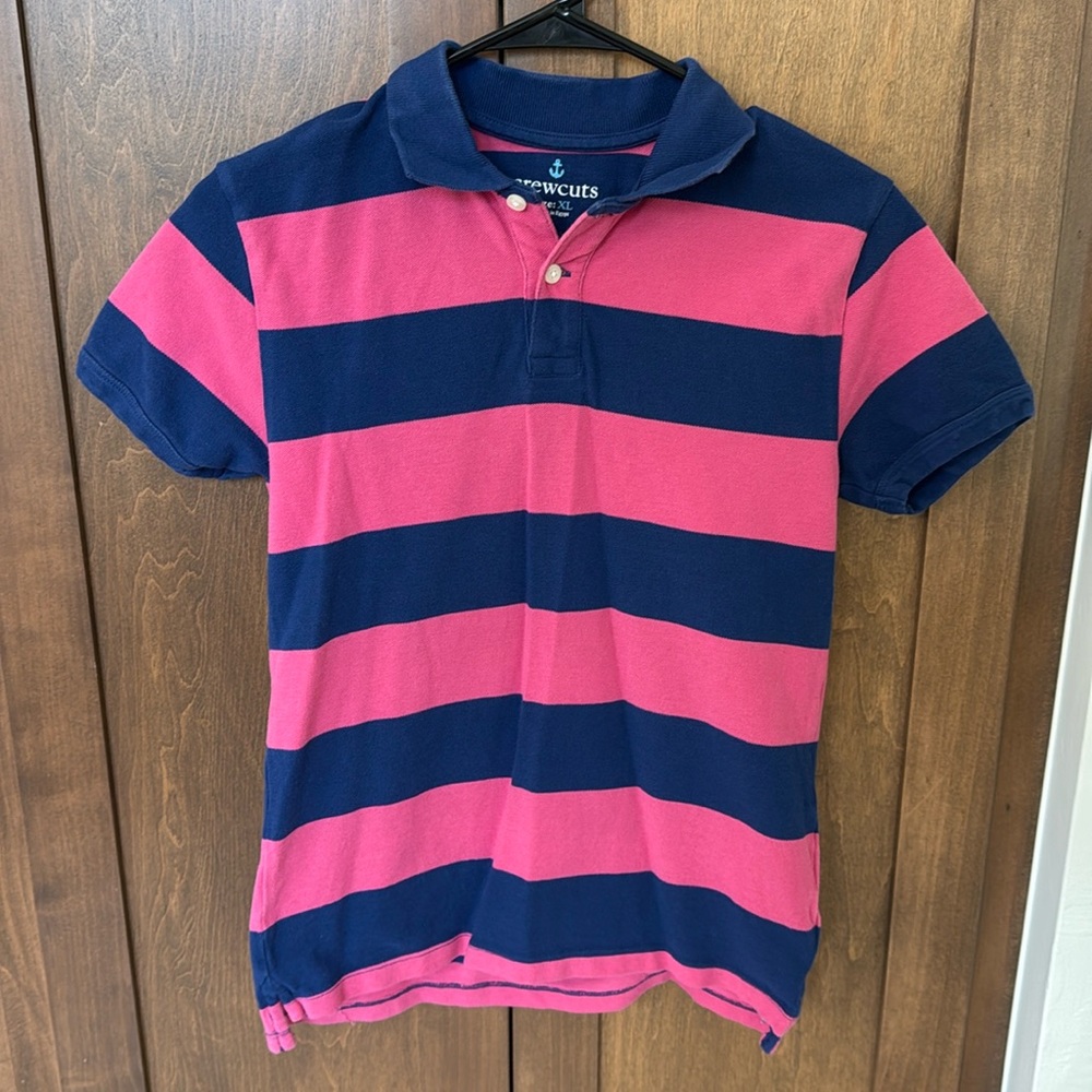 Like New XL J. Crew Kids' short-sleeve piqué polo shirt